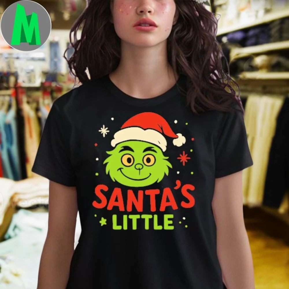 Original Santa’s little, Santa’s Favorite Grinch Shirt