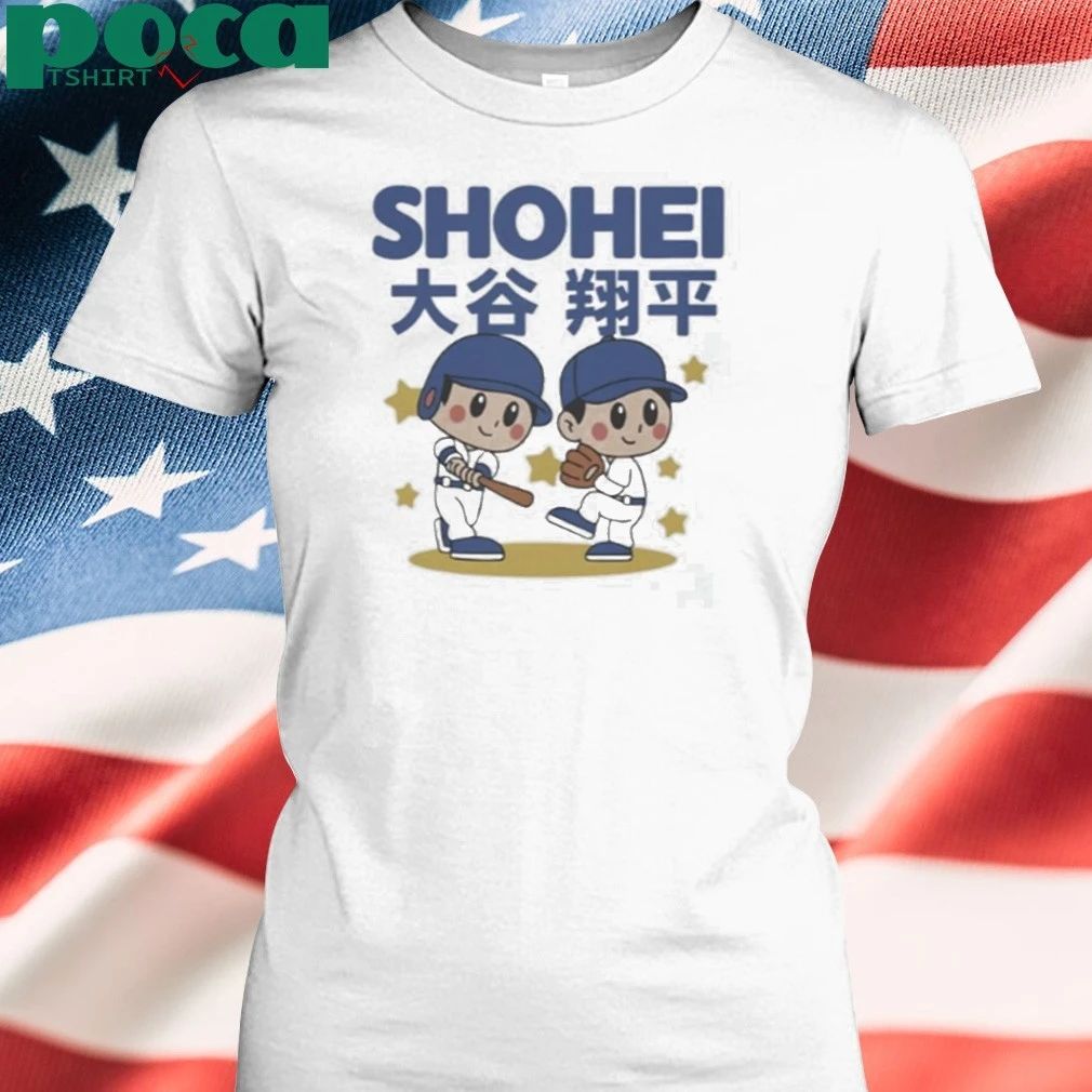 Shohei Ohtani Superstar Cartoon Baseball Shirt