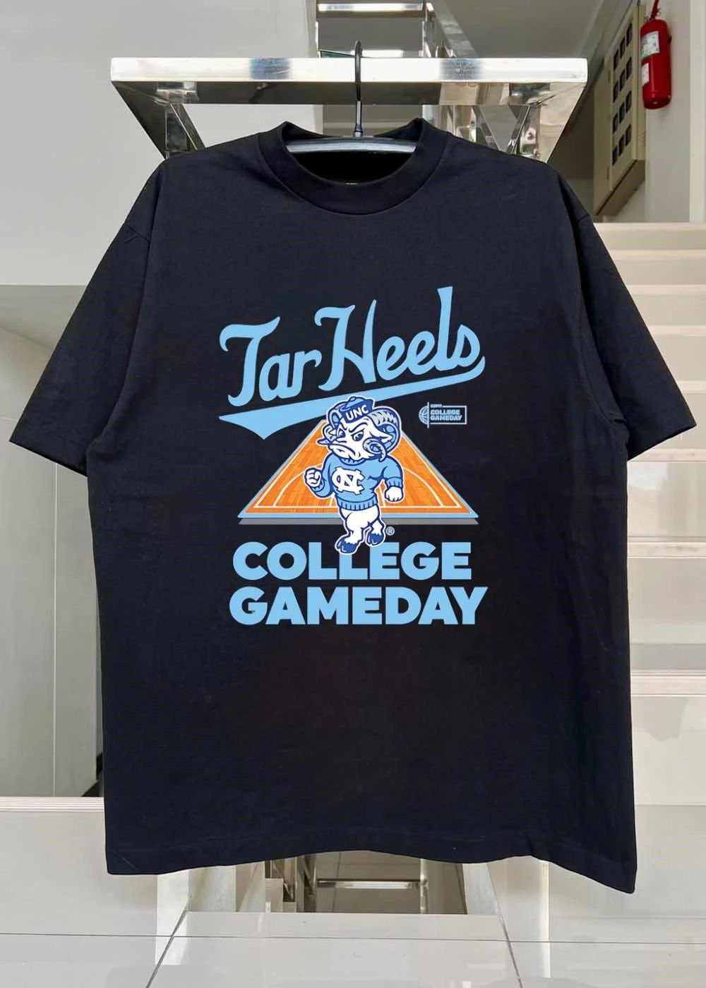 UNC Tar Heels College Gameday Basketball Rams Mascot T-Shirt