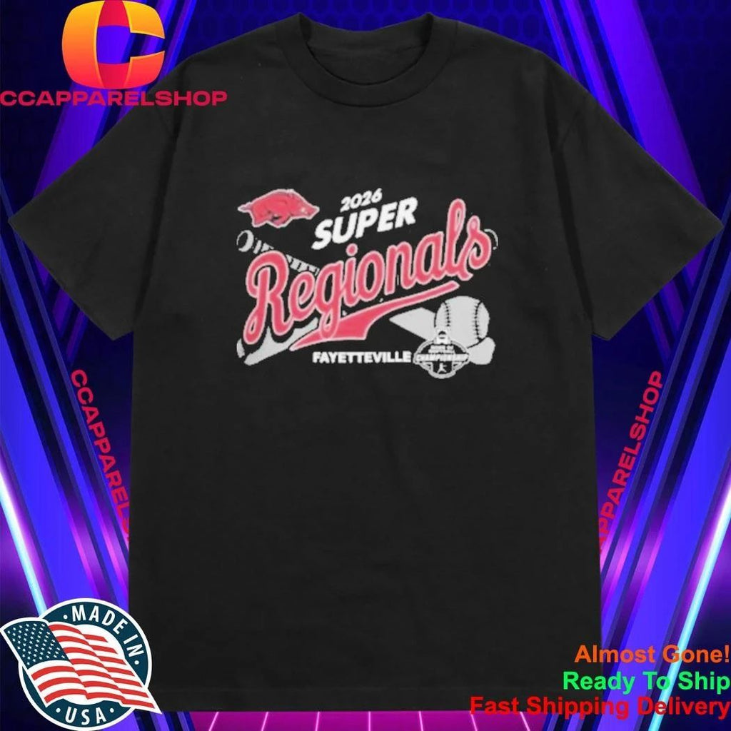 Arkansas Razorbacks 2026 Super Regionals Gainesville Softball FAYETTEVILLE Shirt