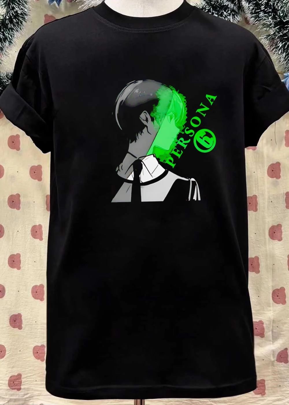 Persona 6 Green Silhouette Gaming T-Shirt