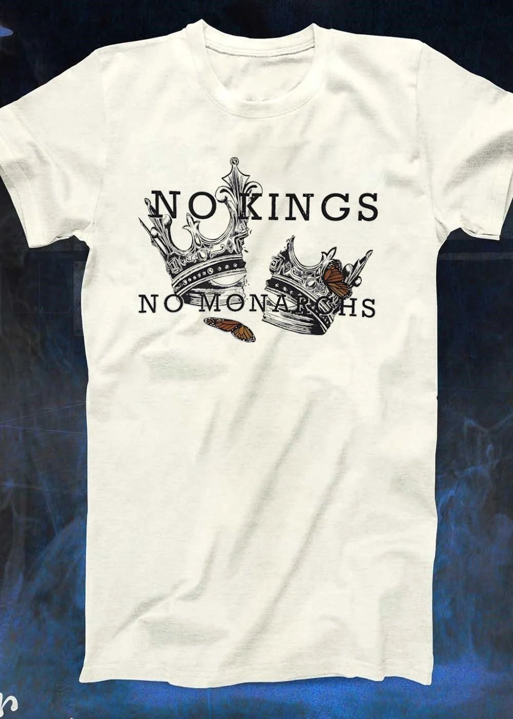 Broken Crowns Butterfly No Kings No Monarchs T-Shirt