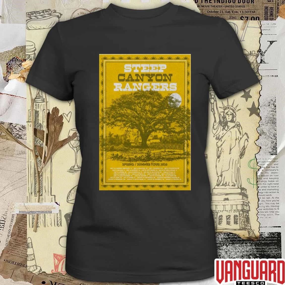 2026 Steep Canyon Rangers Spring Summer Tour Poster t-shirt