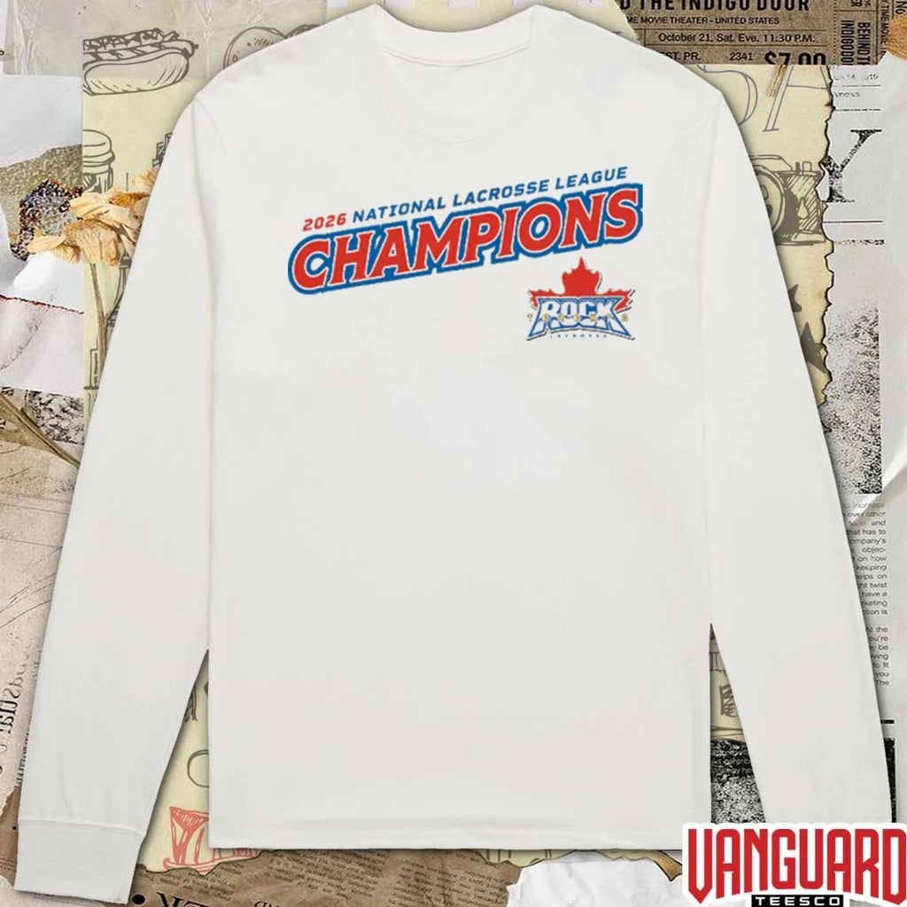 Toronto Rock 2026 National Lacrosse League Champions Trophy t-shirt