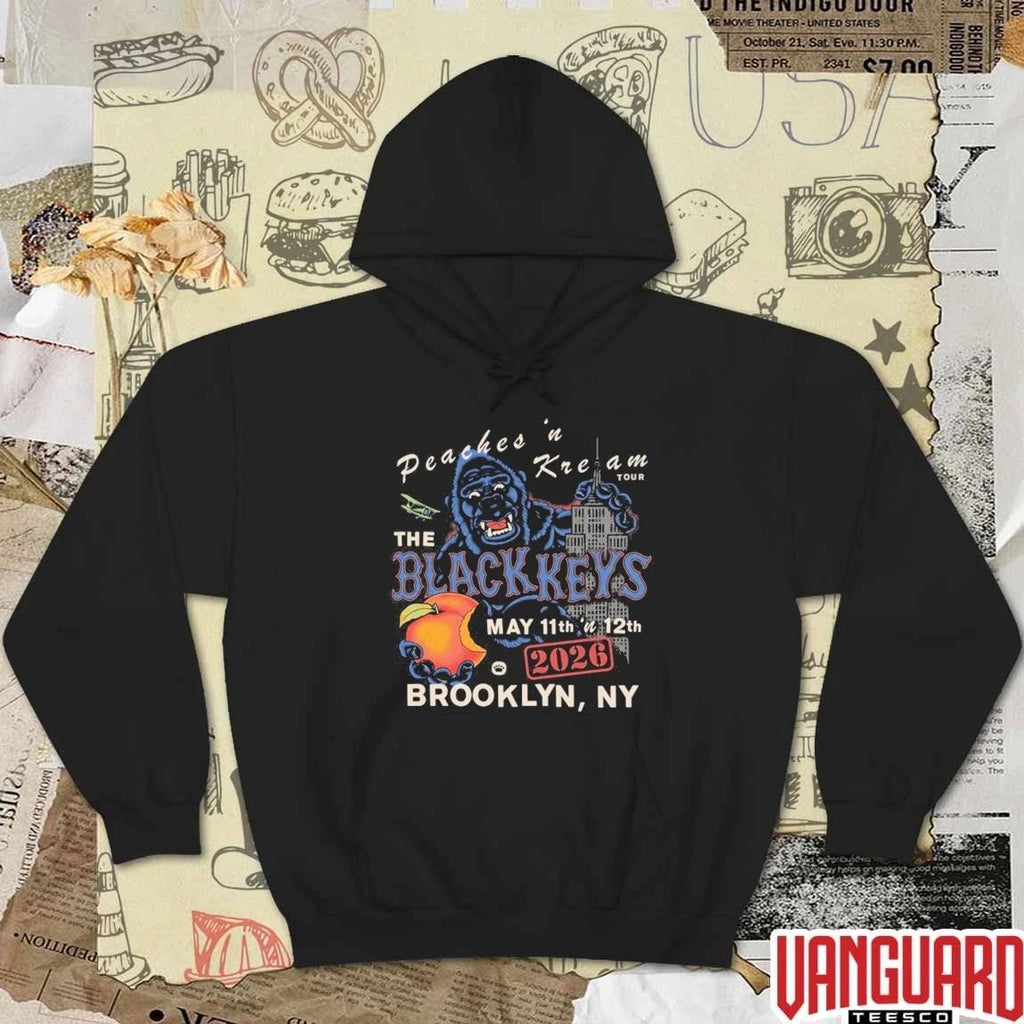 The Black Keys Peaches ‘N Kream Tour Brooklyn NY May 11-12 2026 t-shirt