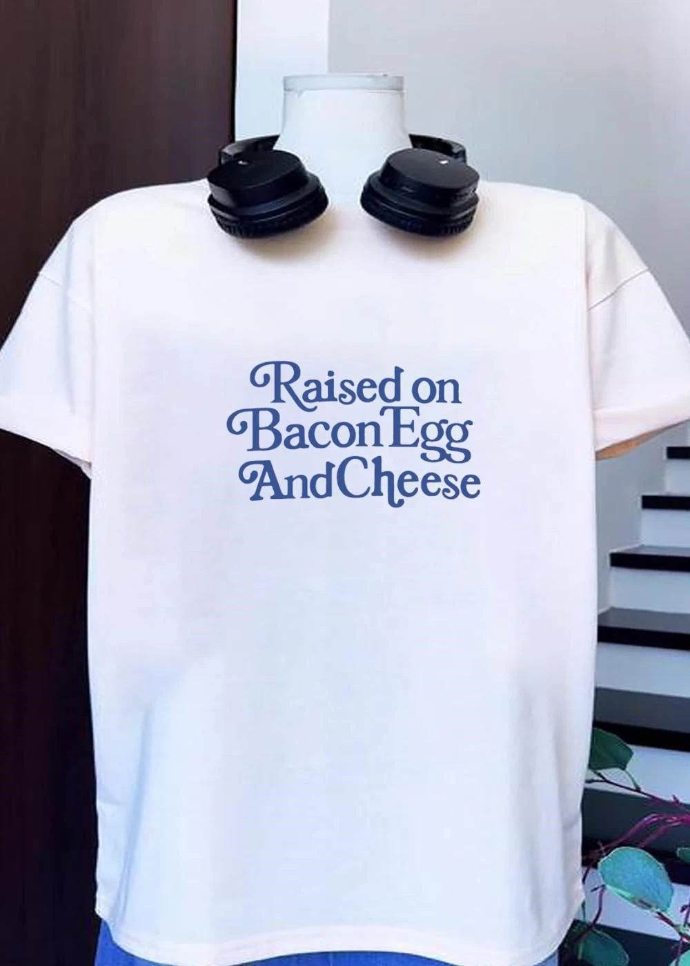 Comfort Food Apparel Raised on Bacon Egg and Cheese T-Shirt