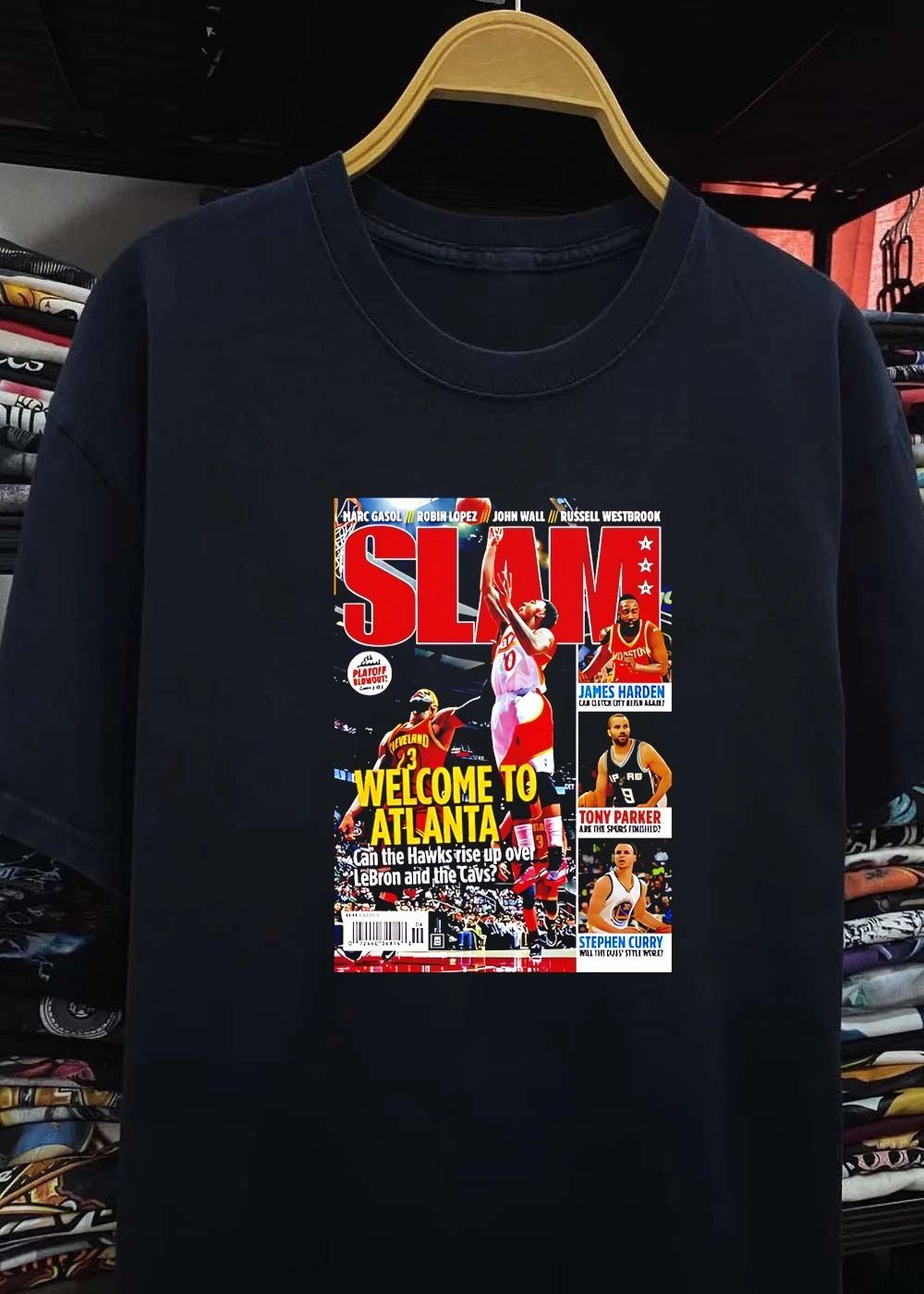 Atlanta Hawks NBA SLAM shirt