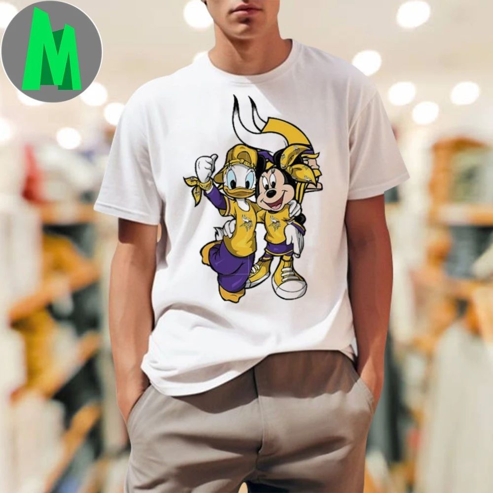 Daisy Minnie Minnesota Vikings Logo 2025 Shirt