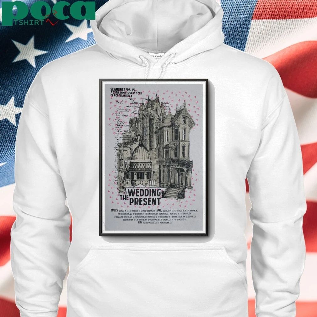 May 2 2026 The Wedding Present Los Angeles Poster TOUR shirt