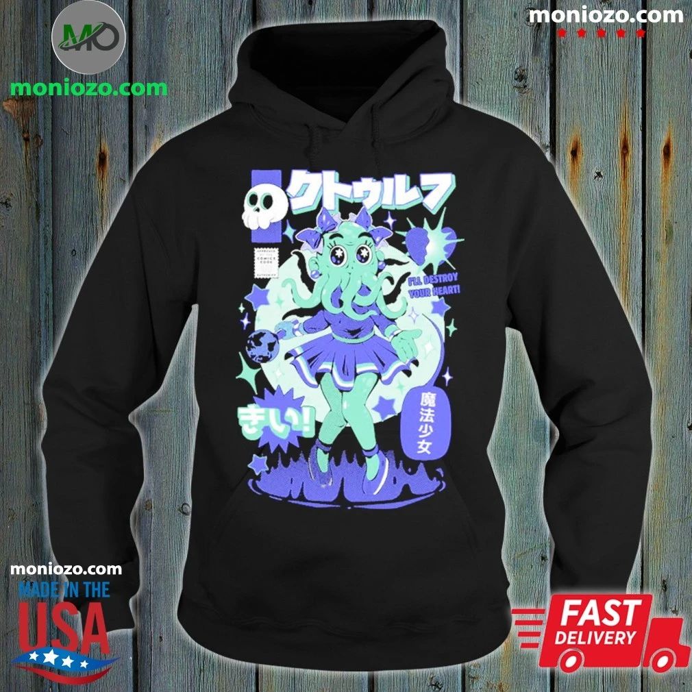 Original Girl Cthulhu I’ll Destroy Your Heat Shirt