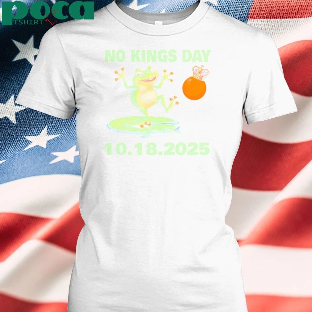 Funny No Kings Portland Frog Protest 10 18 2025 T-Shirt