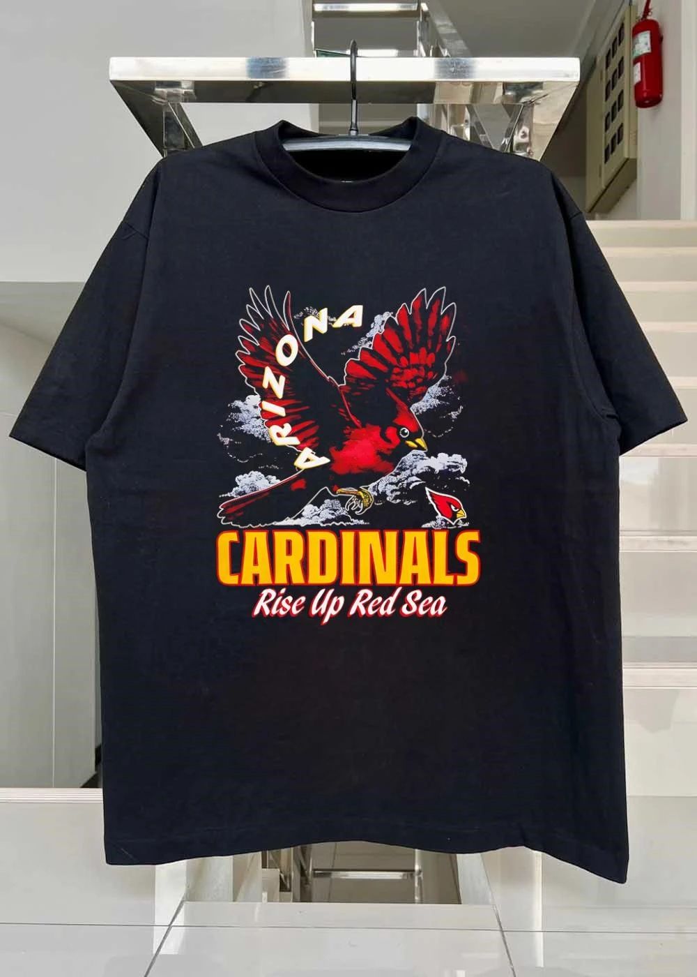 Rise Up Red Sea Arizona Cardinals T-Shirt