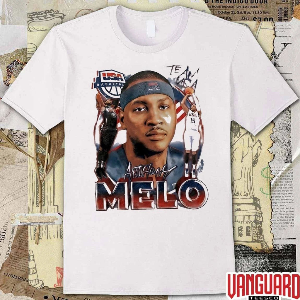 Carmelo Anthony Player Team Usa Basketball Vintage t-shirt