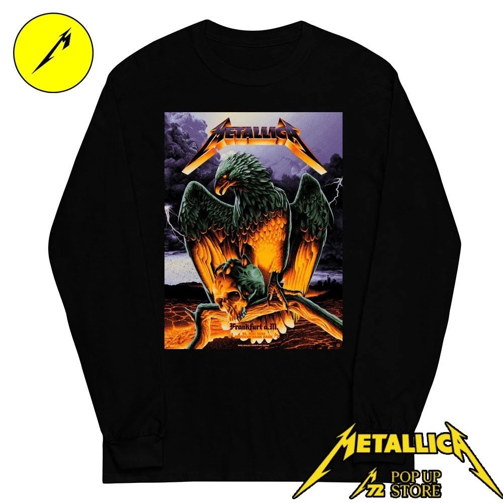 Metallica M72 Frankfurt Limited Poster Edition Night 2 At Deutsche Bank Park In Frankfurt DE On May 24 2026 Hellfire Eagle Shirt