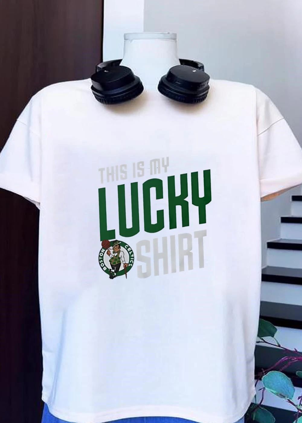 Boston Celtics Apparel This Is My Lucky Shirt