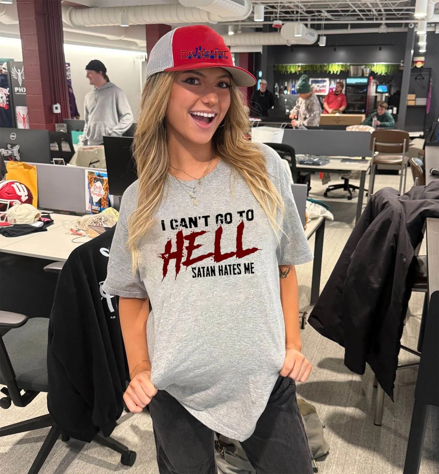 I Can’t Go To Hell Satan Hates Me shirt
