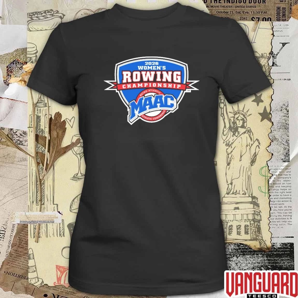 2026 MAAC Metro Atlantic Athletic Conference Women’s Rowing Championship Logo t-shirt