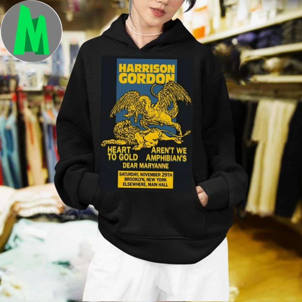 Harrison Gordon November 29 2025 Elsewhere In Brooklyn NY Poster Shirt