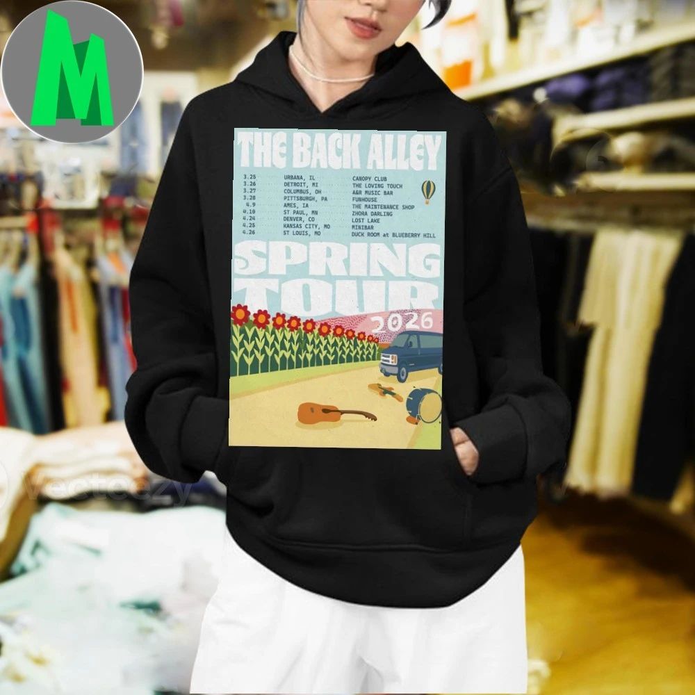 The Back Alley Spring Tour 2026 Poster Shirt