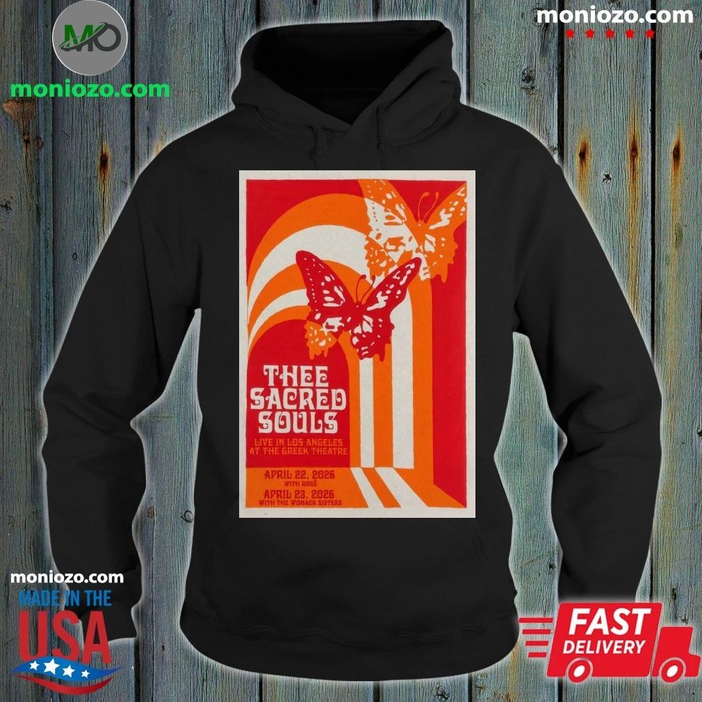 Original Thee Sacred Souls Tour April 22-23, 2026 Los Angeles, CA Poster Shirt