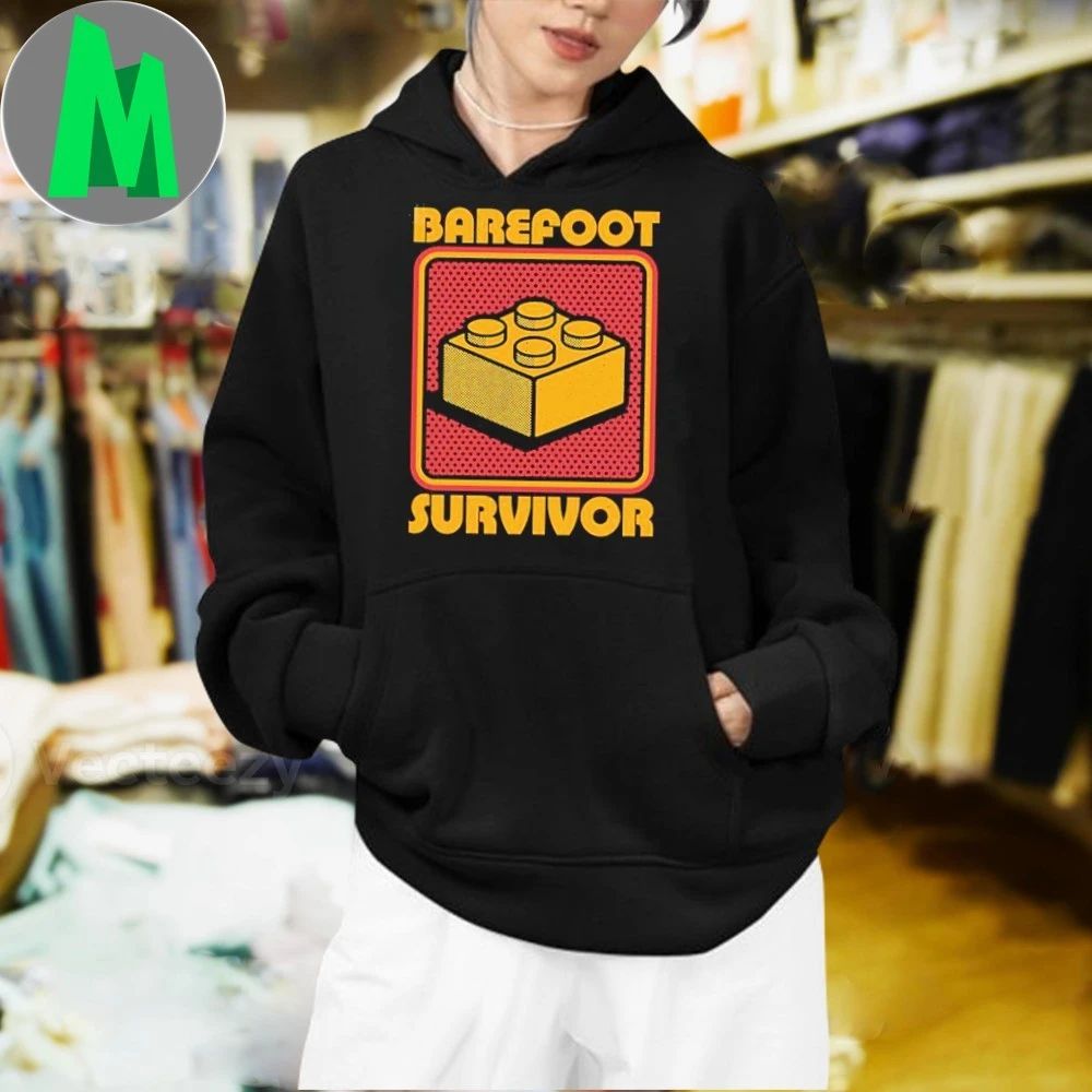 Foot Brick Barefoot Survivor Shirt