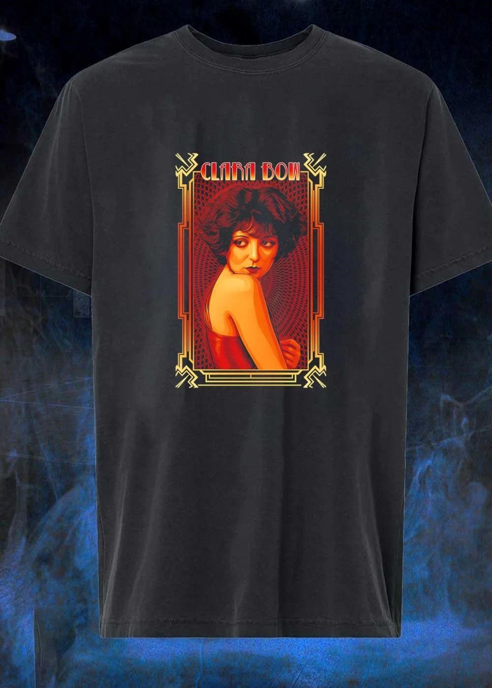 Clara Bow Art Deco Portrait The It Girl T-Shirt