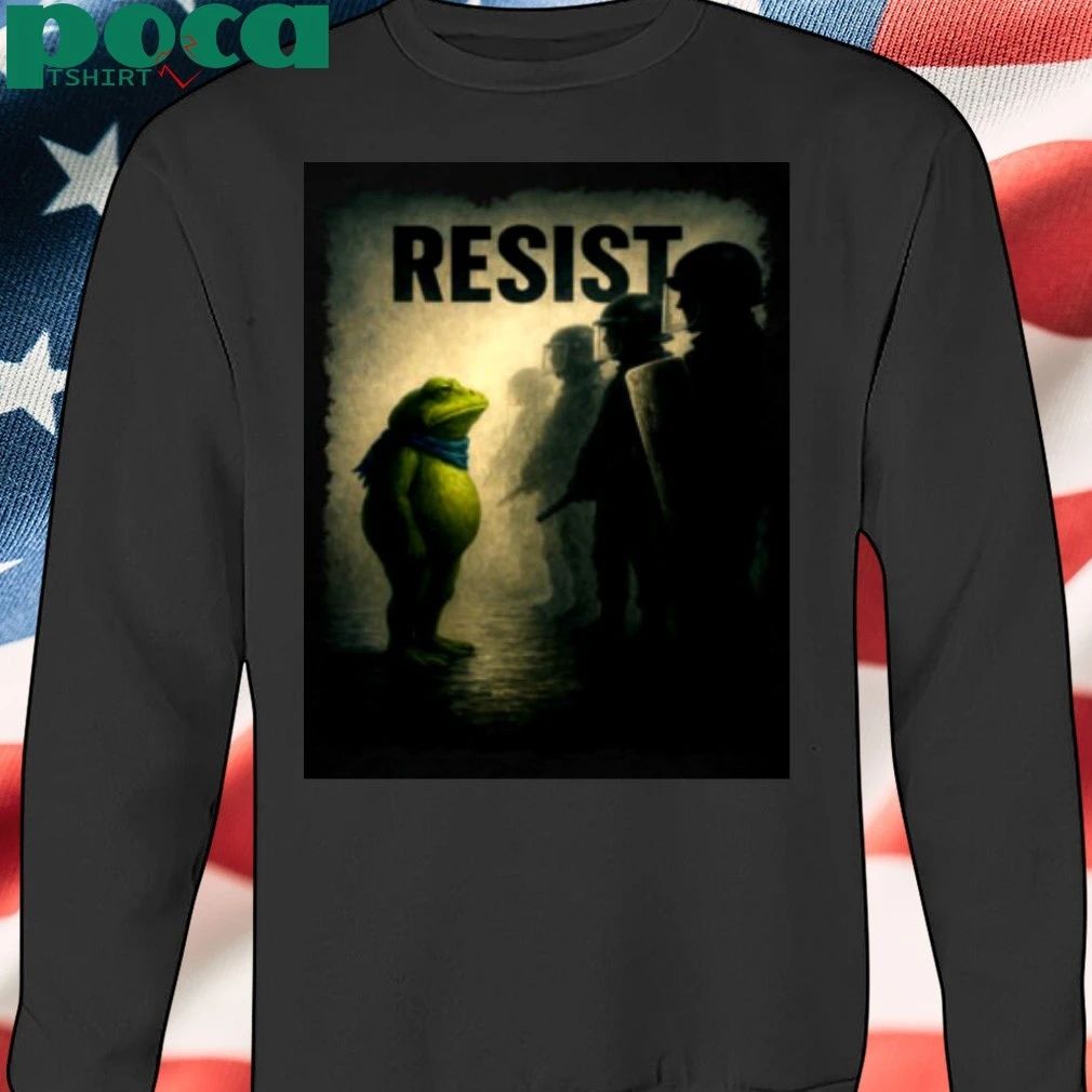 Rage Against The Machine Resist Portland Frog T-shirt