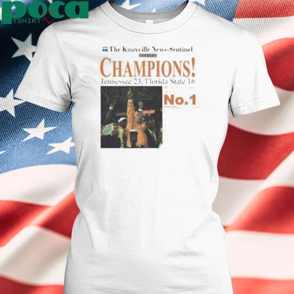 Tennessee Volunteers Champions Newspaper Shirt
