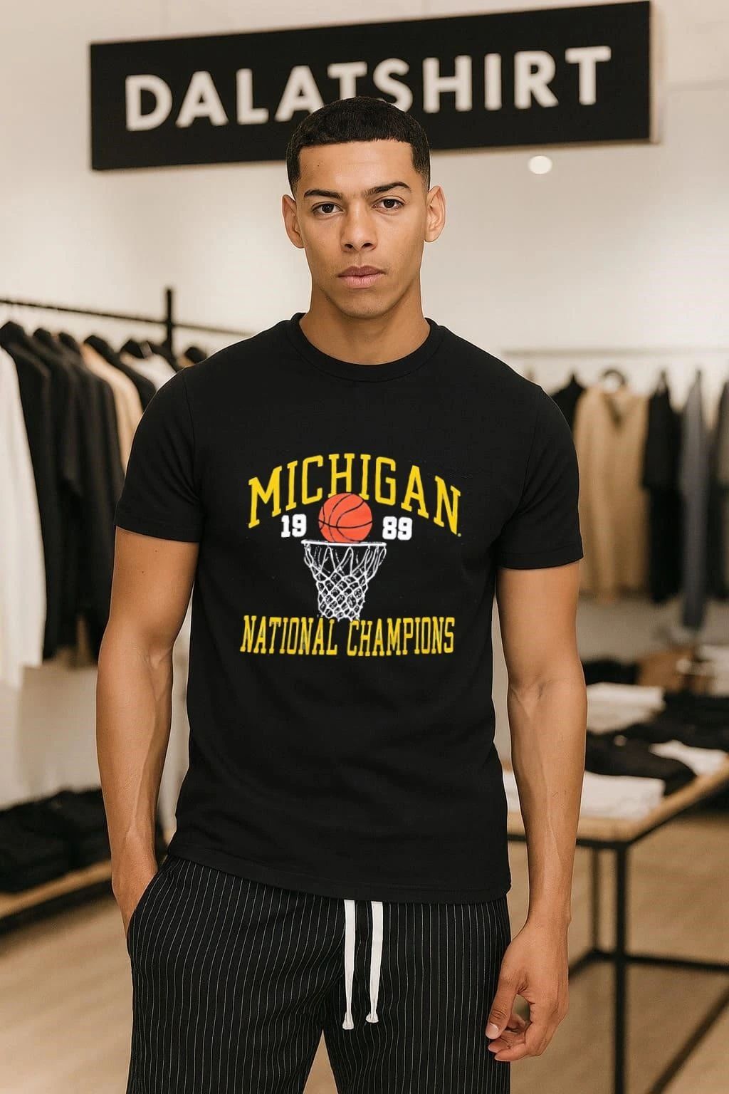 Michigan 1989 National Championship baseball shirt