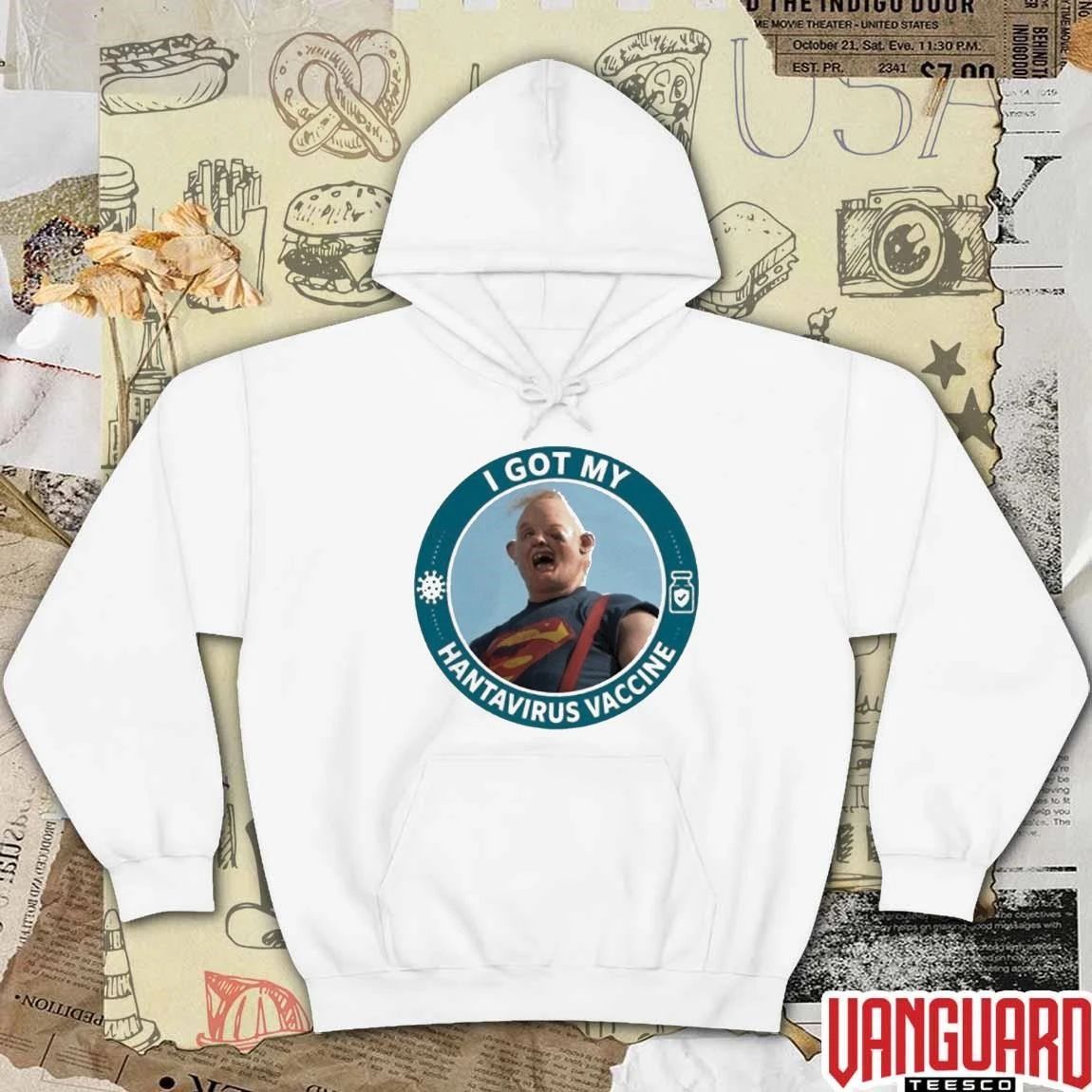 Funny I Got My Hantavirus Vaccine Sloth The Goonies t-shirt