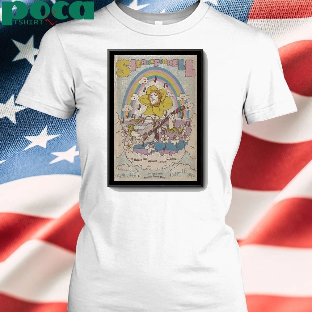 Funny Sierra Ferrell Event Asheville, NC 09.15.2025 Poster shirt