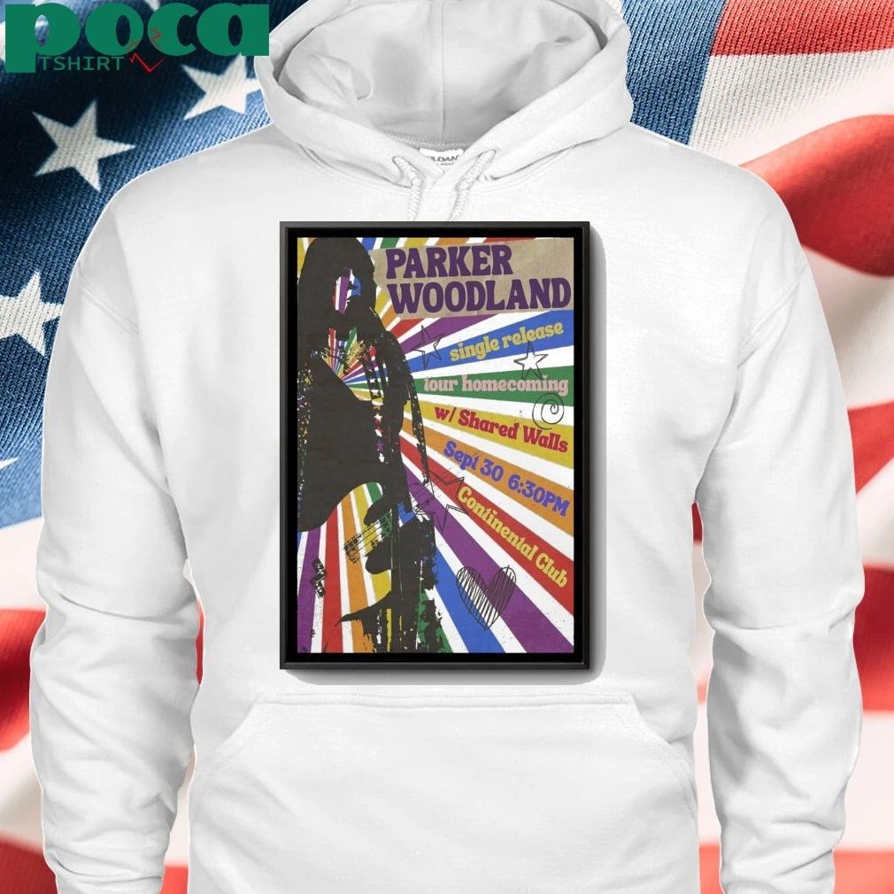 Parker Woodland Continental Club Austin Sept 30 2025 Poster shirt