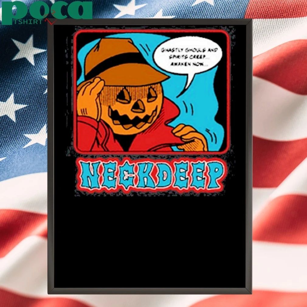Neck Deep Pumpkin Guy Limited 2025 Shirt