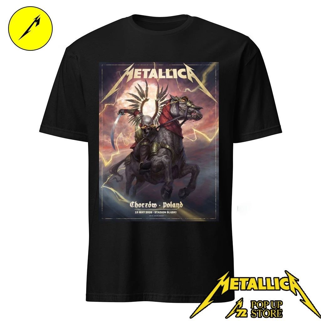 Metallica M72 Chorzów Winged Hussar Poster Art Shirt