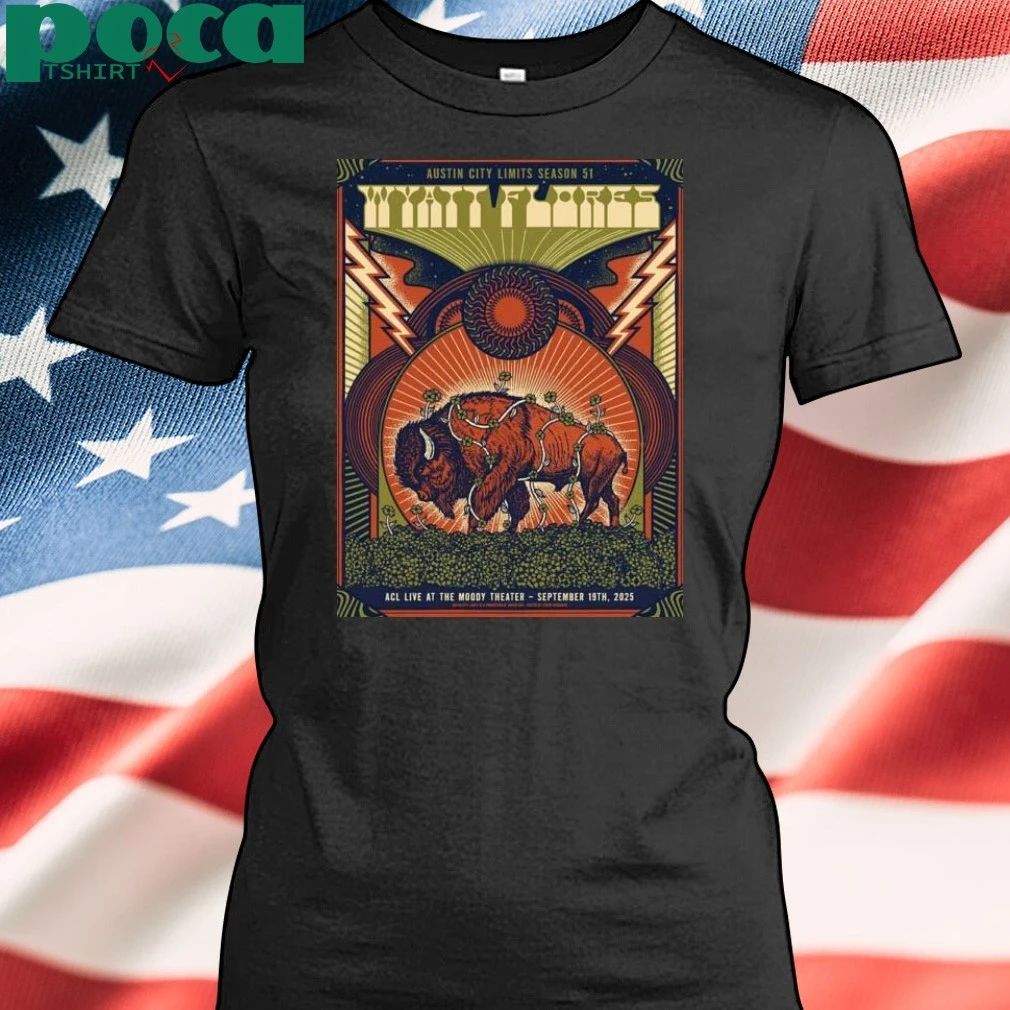 Wyatt Flores Austin City Limits Season 51 ACL Live At The Moody Theater On September 19 2025 Home Decor Poster T-shirt