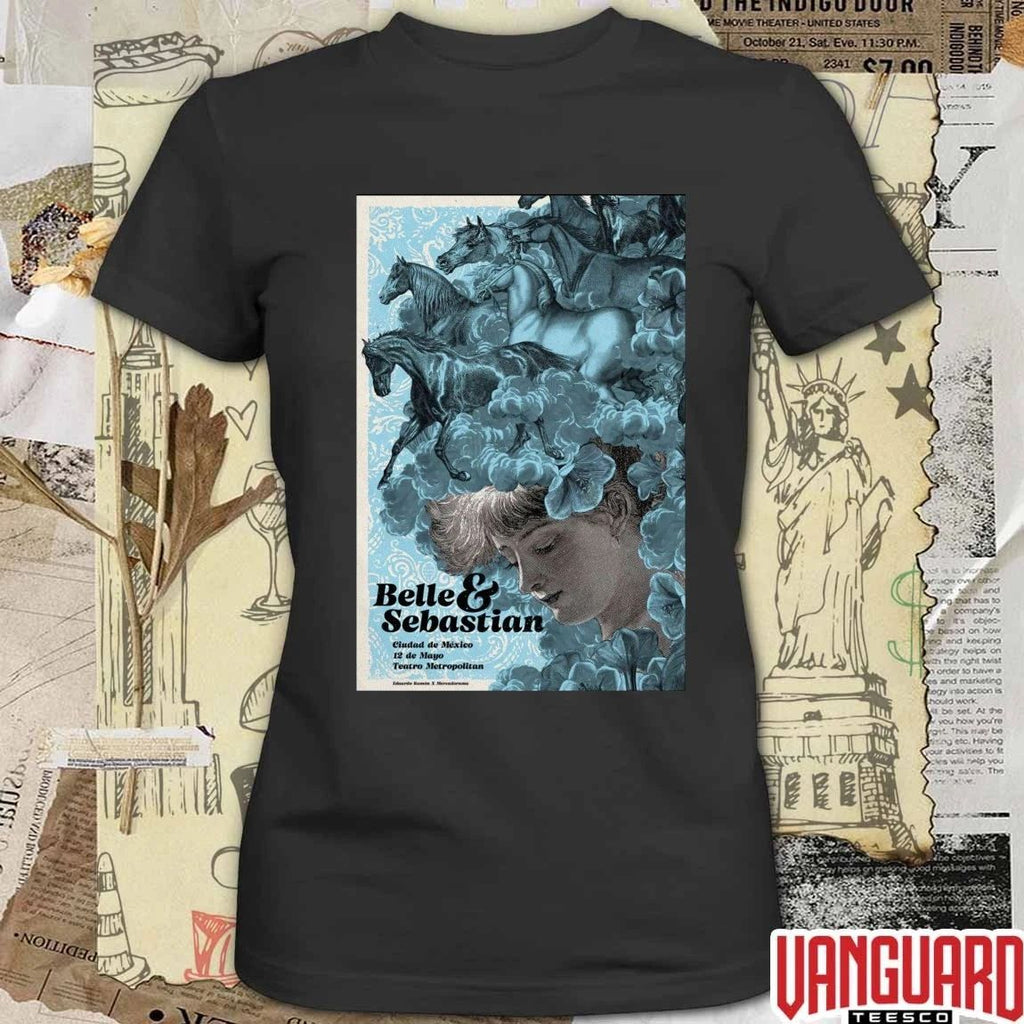 Belle and Sebastian Ciudad De México 12 de Mayo Teatro Metropólitan Poster t-shirt