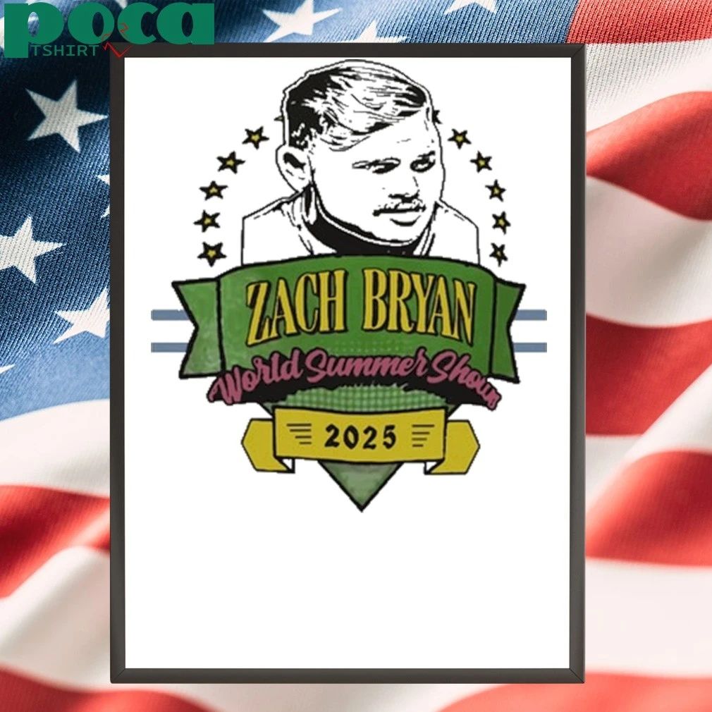 Zach Bryan 2025 London, UK World Summer Show shirt