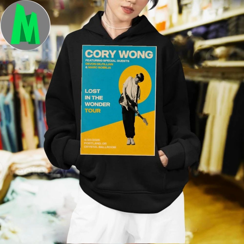 Cory Wong Apr 20 2026 Portland Tour Poster Shirt