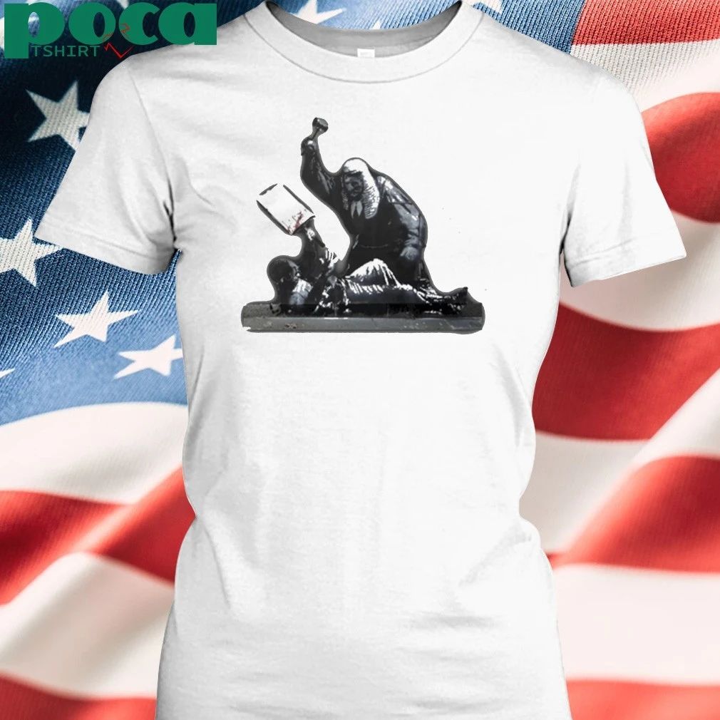 Banksy Street Art T Shirt Royal Courts Of Justice Political Activism T-shirt
