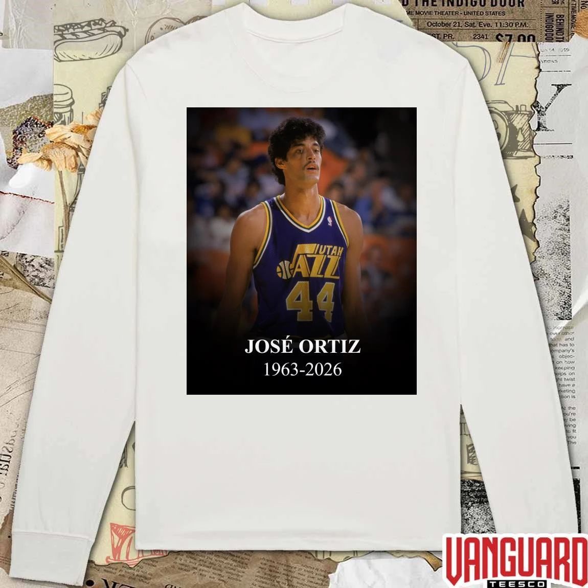 José Ortiz 1963-2026 NBA History t-shirt