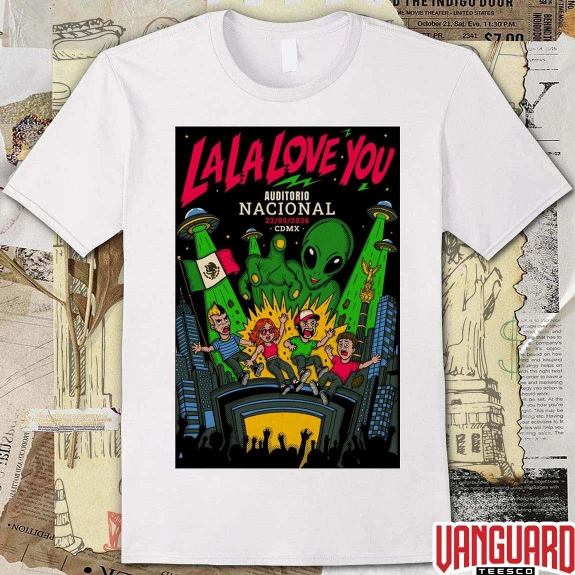 LA LA LOVE YOU Auditorio Nacional in Ciudad de México May 22 2026 Poster t-shirt