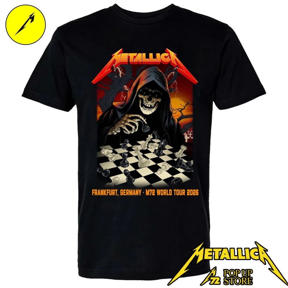 Metallica M72 Frankfurt Pop Up Shop Limited Art Edition By Vance Kelly At Deutsche Bank Park In Frankfurt DE On May 22 24 2026 Master Of Pieces Shirt