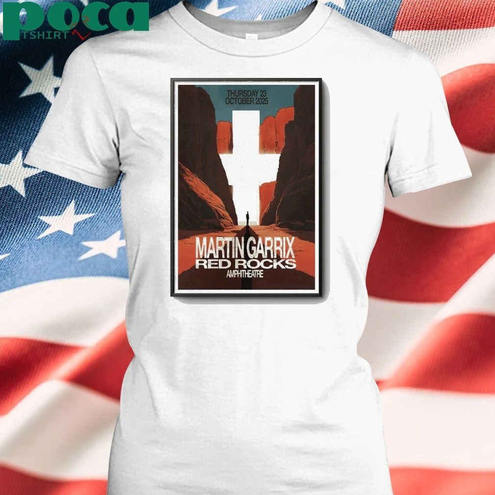 Martin Garrix October 23 2025 Red Rocks Amphitheater Morrison CO Poster shirt