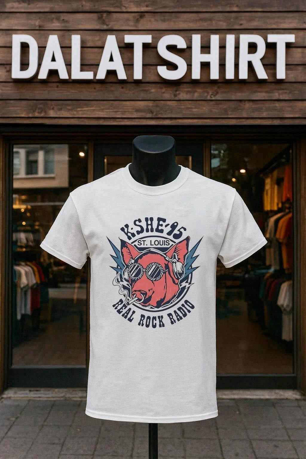 KSHE 95 St. Louis Real Rock Radio Pig Logo shirt