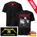 Metallica M72 World Tour Bologna 2026 Pop-Up Shop Two Sided Concert Tee