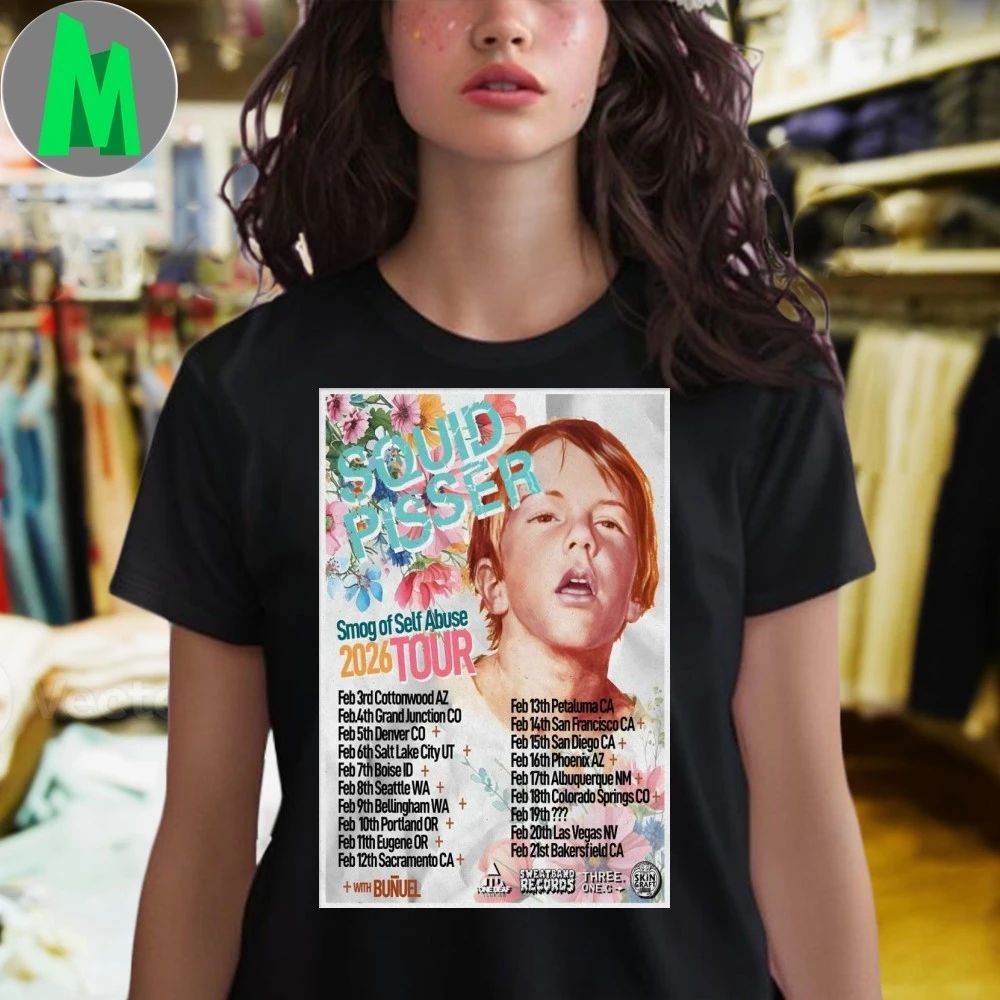 Squid Pisser Smog Of Self Abuse 2026 Shows Poster Shirt