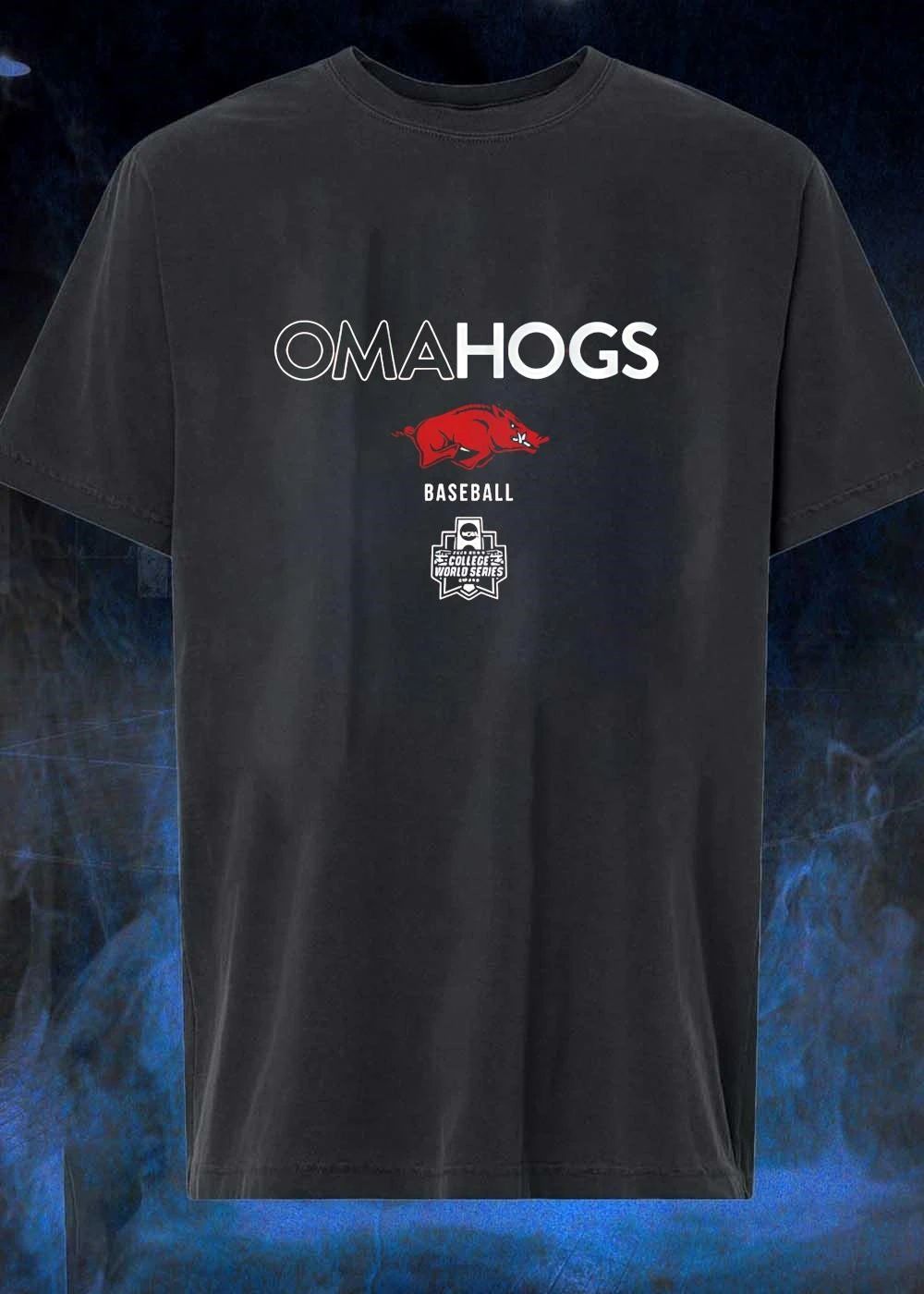 Arkansas Baseball Omahogs 2026 MCWS shirt