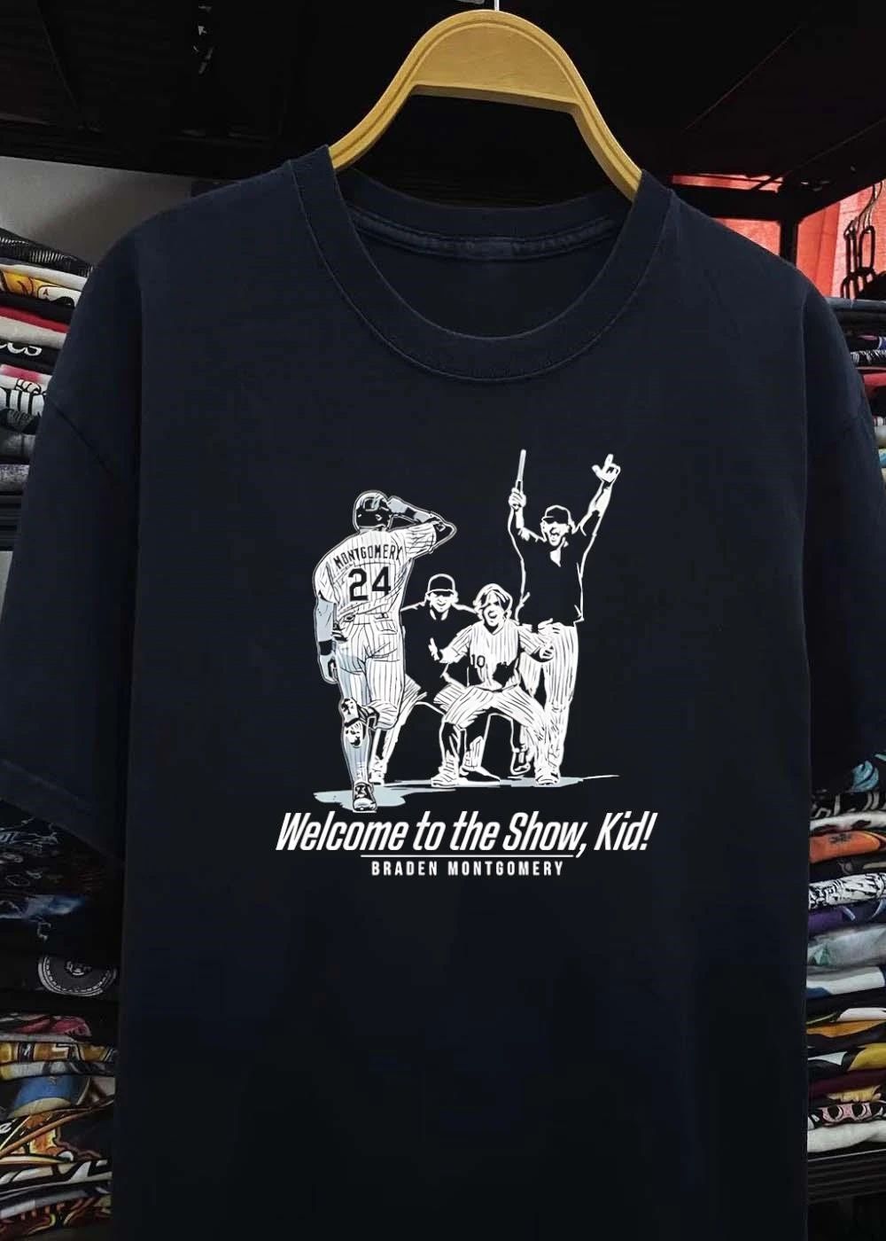 Braden Montgomery Welcome to the Show Kid Texas A&M T-Shirt