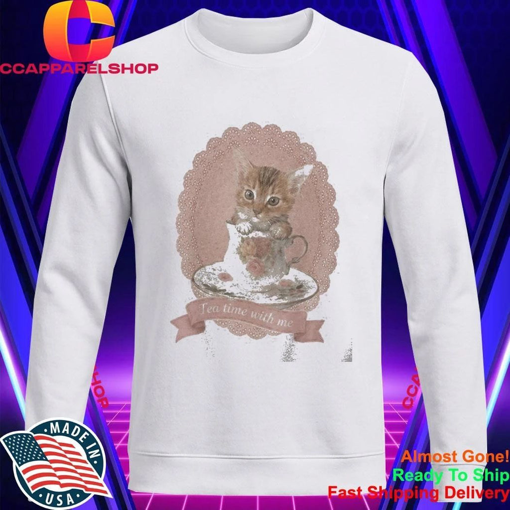 Nicholas Galitzine Adam Coquette Teacup Kitten Cat Shirt