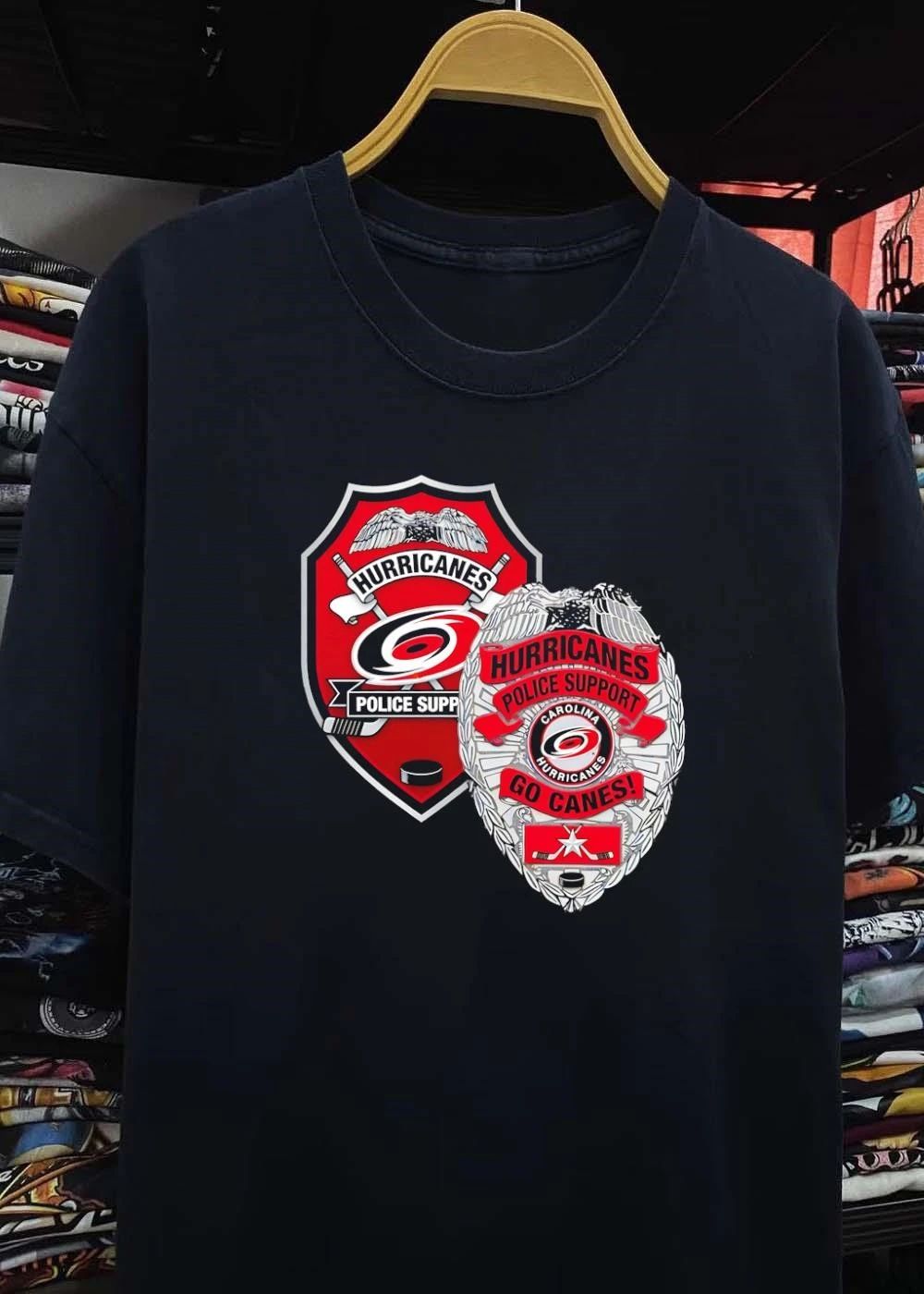 Hurricanes Police Support Carolina Go Canes T-Shirt